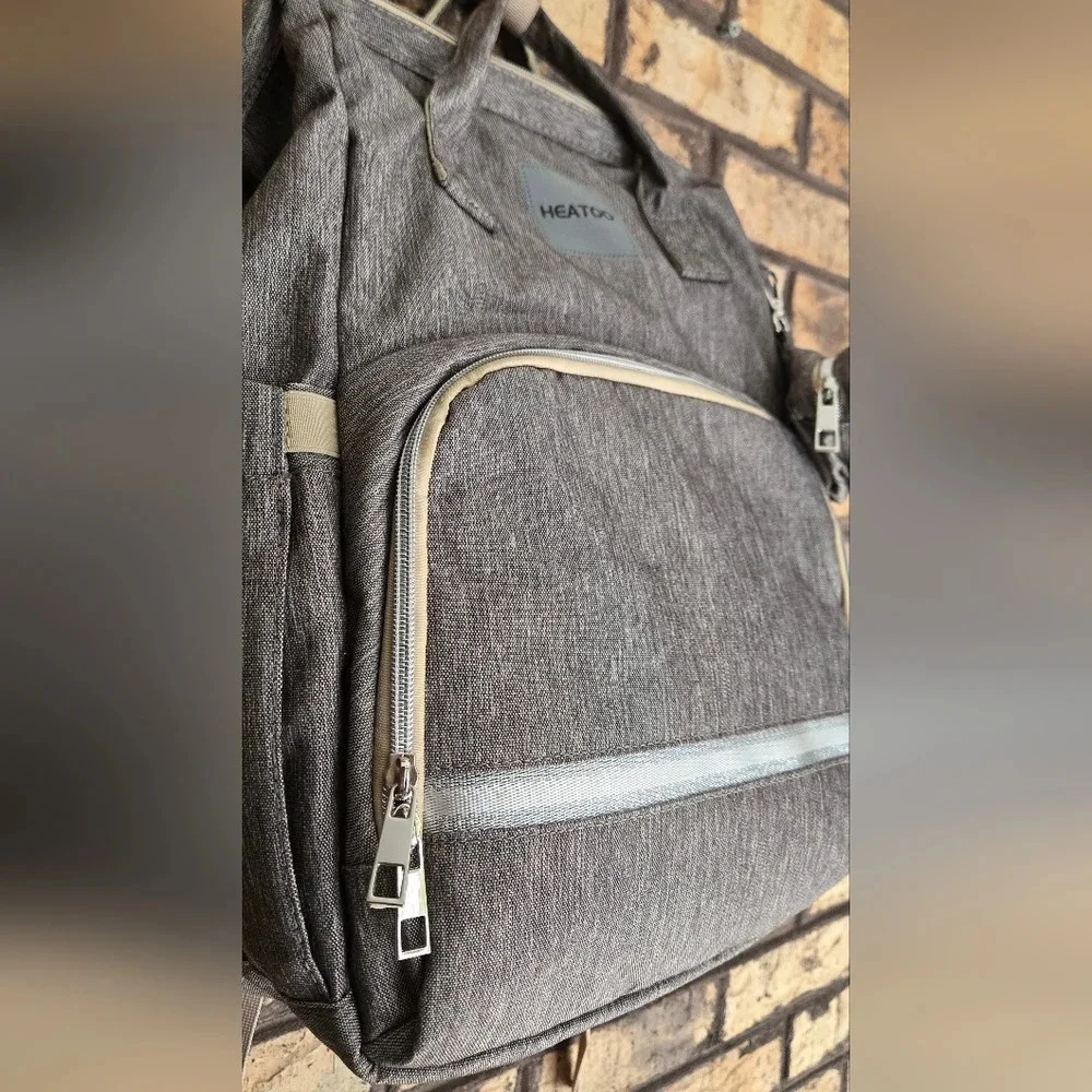 NWOT convertible diaper bag to bassinet